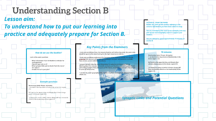 Understanding Section B By Luke Hopper