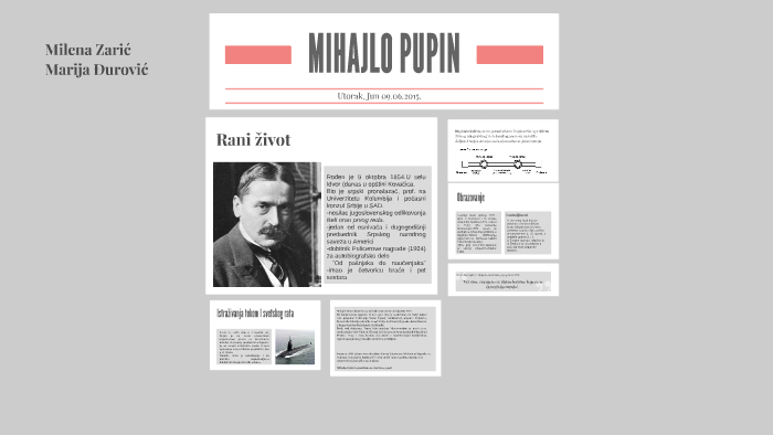 Mihajlo Pupin by ana djurovic on Prezi