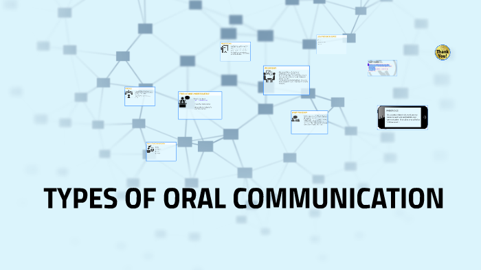 different forms of oral communication