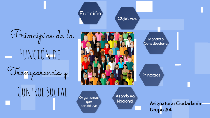 Principios de la Función de Transparencia y Control Social by Alejandra