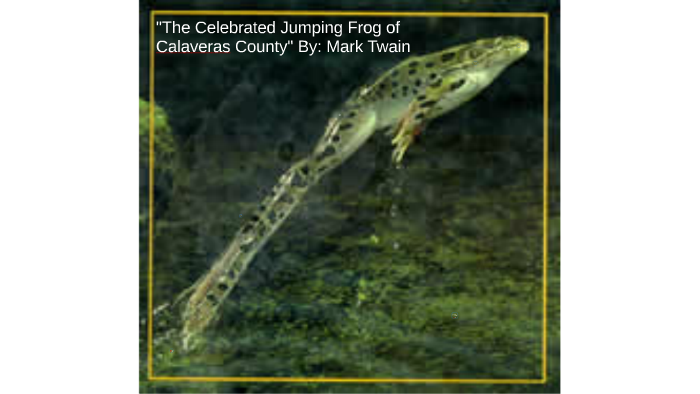 the celebrated jumping frog of calaveras county theme
