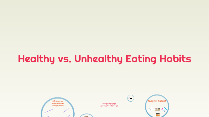 Healthy vs. Unhealthy Eating Habits by corina nowak on Prezi