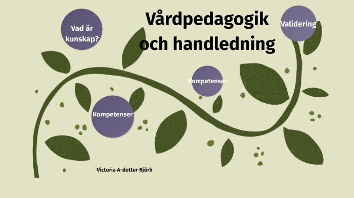 Vårdpedagogik och handledning Kapitel 1- Kunskap och kompetens by ...