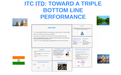 itc ltd toward a triple bottom line perfomrance by chass rice itc ltd toward a triple bottom line