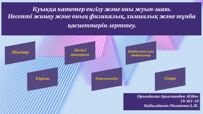 Шәует жинау катетері