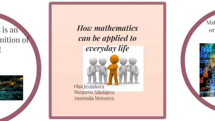 How mathematics can be applied to everyday life by mat stat on Prezi