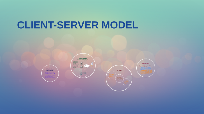 What is Client Server Model? by liz escobar