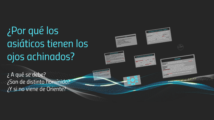 ¿Por qué los asiáticos tienen los ojos achinados? by Ignacio Ramón ...