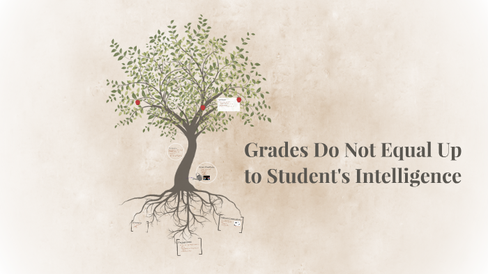 Grades Do Not Equal Up to Student's Intelligence by Riddhi Patel on Prezi