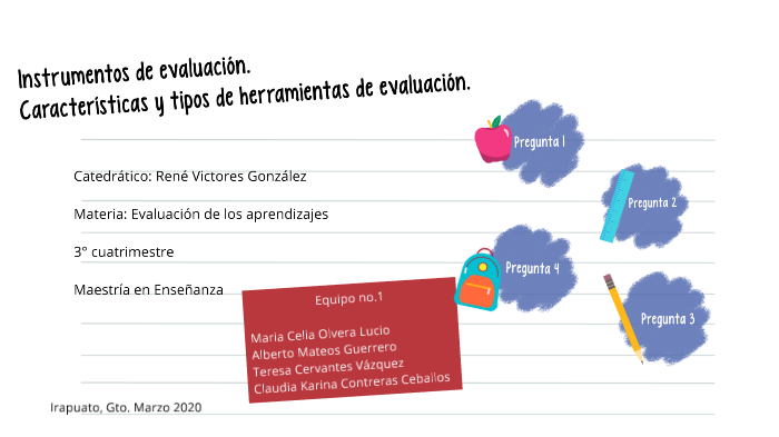 Instrumentos y Herramientas de Evaluación by Karina Contreras on Prezi