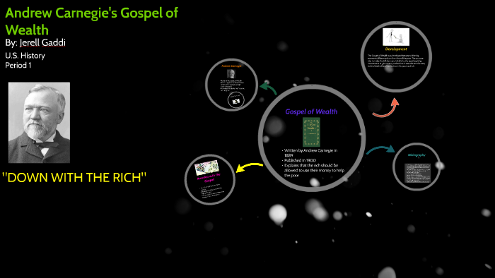 Andrew Carnegie 039 S Gospel Of Wealth By Jerell Gaddi