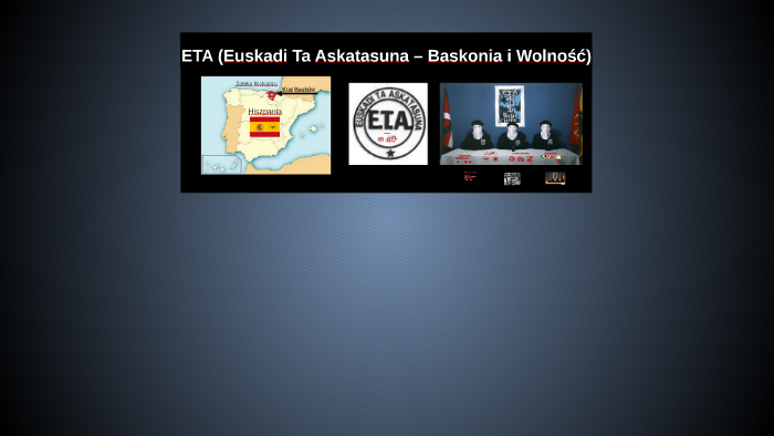ETA (Euskadi Ta Askatasuna – Baskonia i Wolność) by Patrycja Sobolewska ...