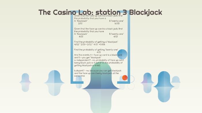Station 3 Blackjack Answers