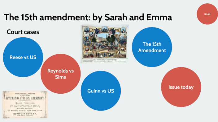 15th amendment shop court cases