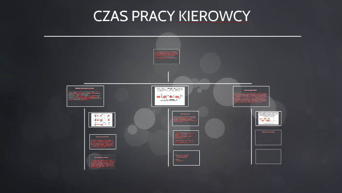 CZAS PRACY KIEROWCY By Kamila Karasiak On Prezi