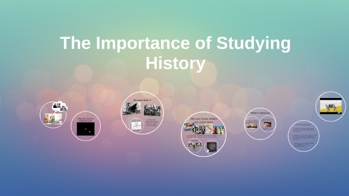 what is the importance of studying history essay