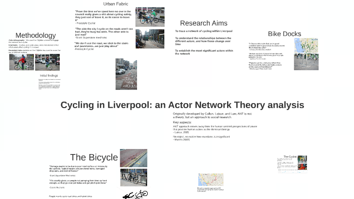 Cycling in Liverpool: An Actor Network Theory Analysis by Adam ...