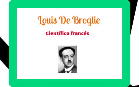 De broglie theory picture