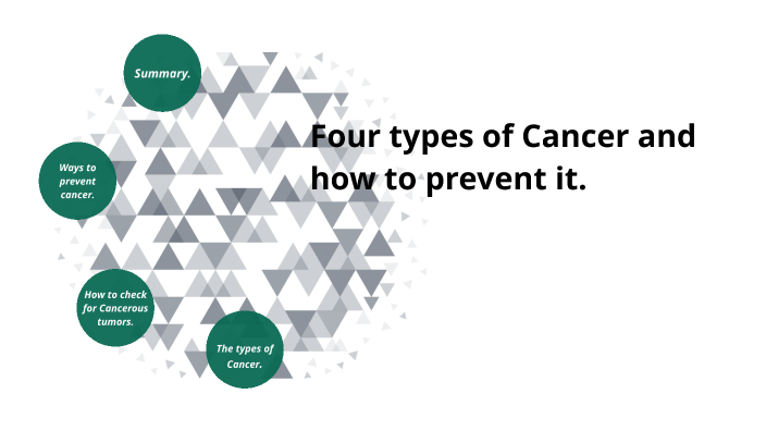 Four types of Cancer and how to prevent it. by Zacahary Dyches on Prezi