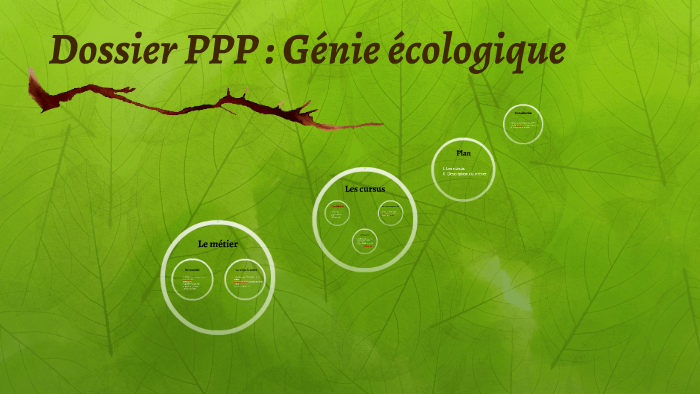 Dossier PPP : Génie écologique by Mélanie Kalinka