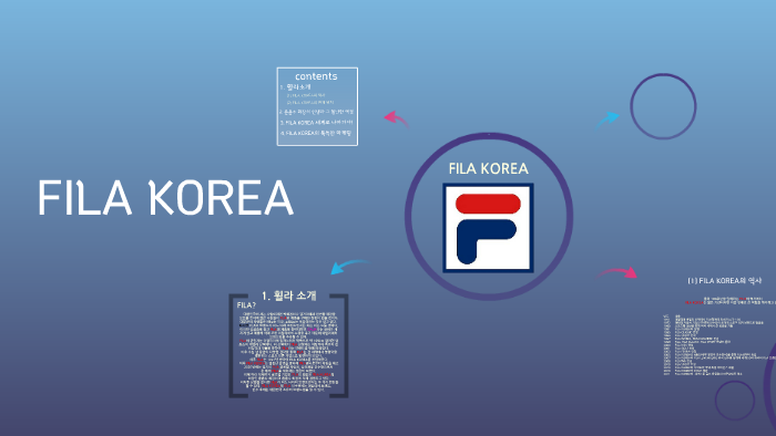 fila korea website