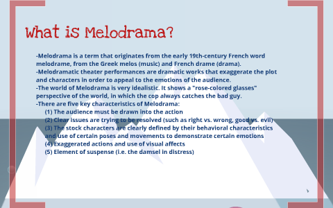Melodrama By Nicole Johnston