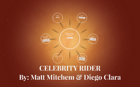 CELEBRITY RIDER by Matthew Mitchem on Prezi