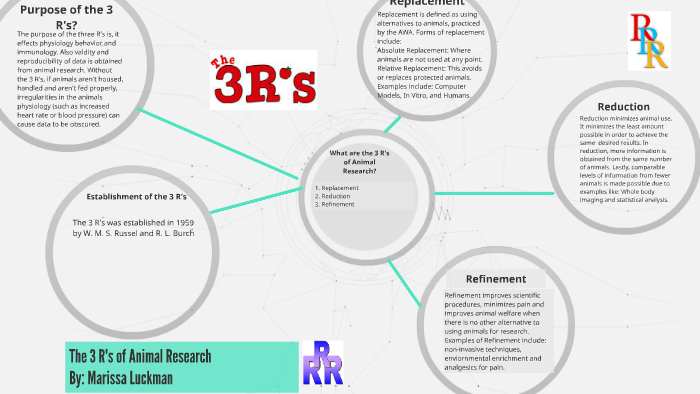 The 3 R's of Animal Research by Marissa Luckman