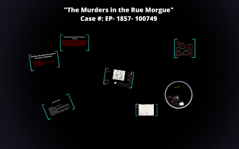 The Murders In The Rue Morgue By Alex Coleman