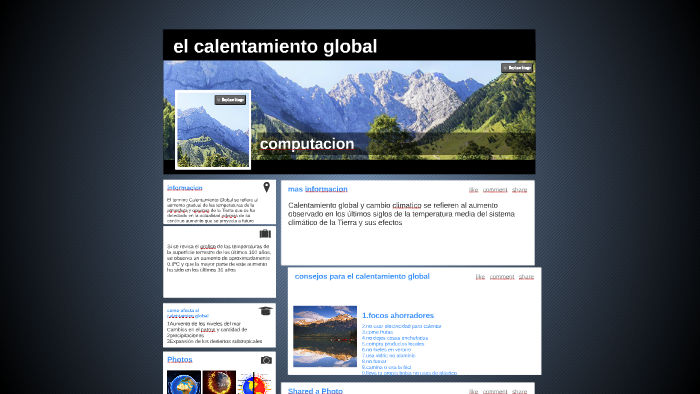 El calentamiento global by sebastiann loustaunau on Prezi
