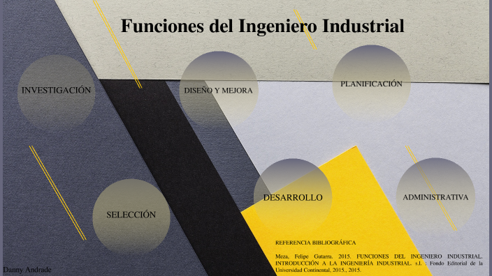 FUNCIONES DEL INGENIERO INDUSTRIAL By Danny Andrade On Prezi