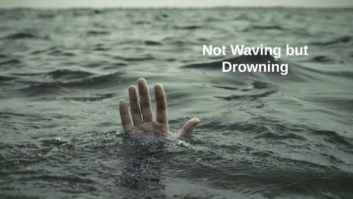 not waving but drowning t shirt