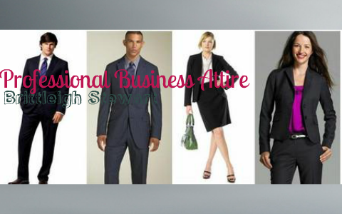 Professional Business Attire Flyer by brittleigh stewart