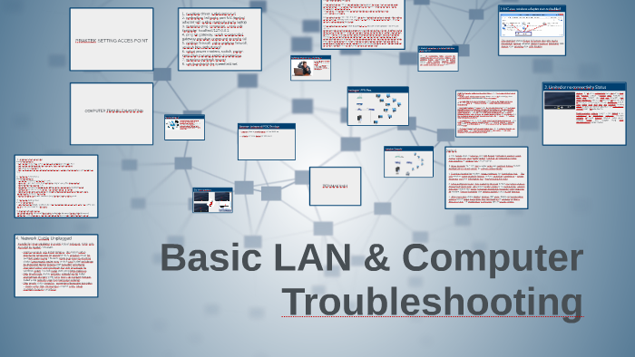 Basic Lan Computer Troubleshooting By Hisbi Hasbuloh On Prezi