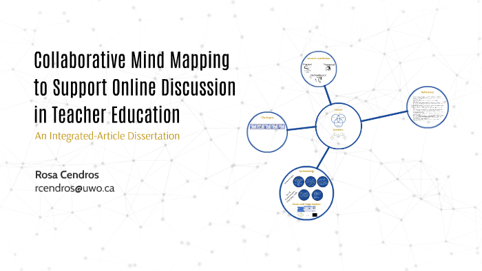 Collaborative Mind Mapping to Support Online Discussion in Teacher ...