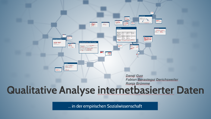 Qualitative Analyse Internetbasierter Daten By Ronja Brömme