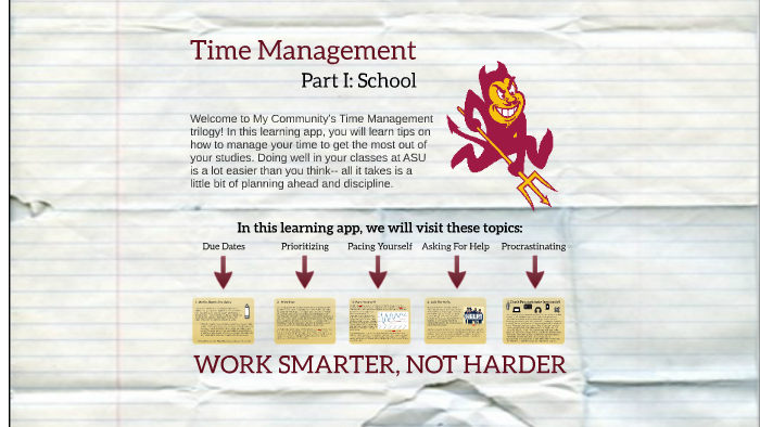 Time Management Part I: School by Haley Siegel on Prezi