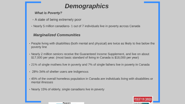 Canadian Poverty by Maya G on Prezi