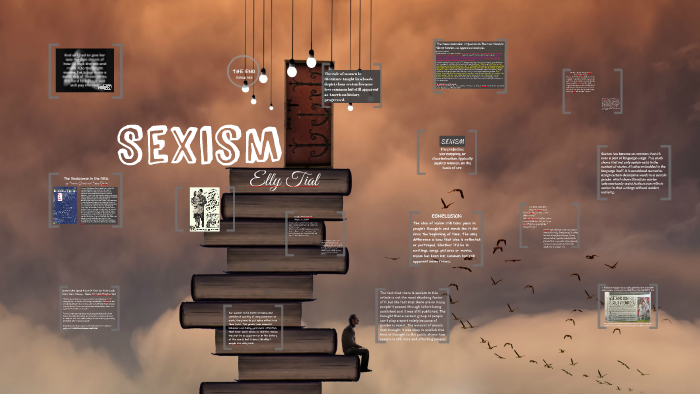 Sexism In Literature By Elly Tial 3760