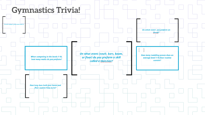 Gymnastics Trivia By Katelyn Swirly On Prezi