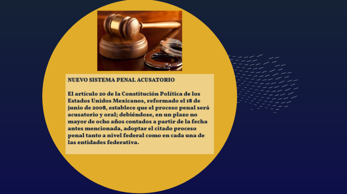 Nuevo Sistema Penal Acusatorio By Viridiana Lopez 6384