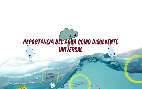 Importancia Del Agua Como Disolvente Universal By Angélica Ruiz ...