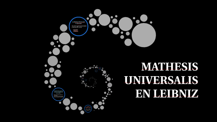 mathesis universalis