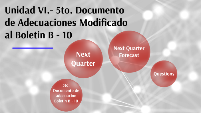 Unidad VI Quinto Documento De Adecuaciones Modificado Al Boletín B - 10 ...