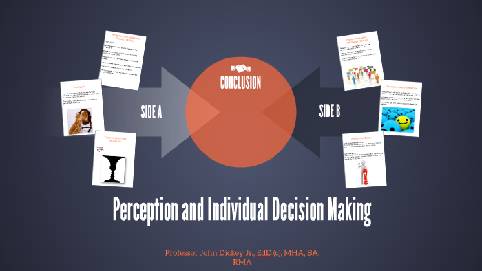 perception and individual decision making essay