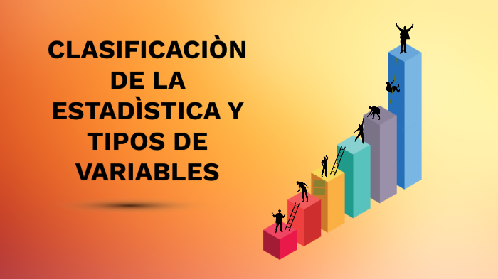 CLASIFICACION DE LA ESTADISTICA Y LOS TIPOS DE VARIABLES by mishell ...