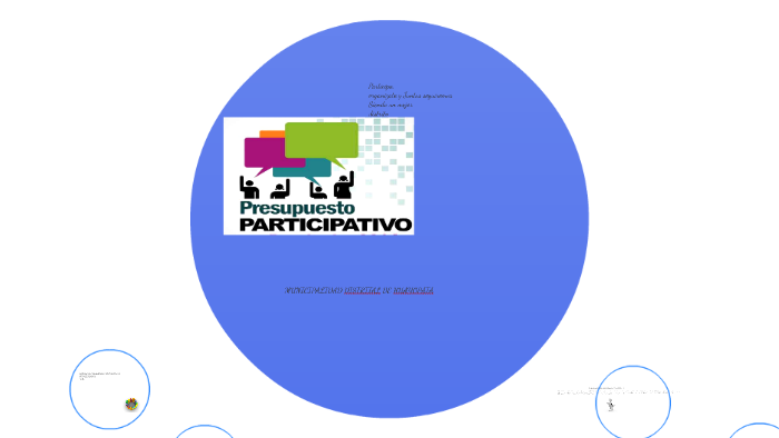 PROCESO DEL PRESUPUESTO PARTICIPATIVO By Yenifer Esperilla