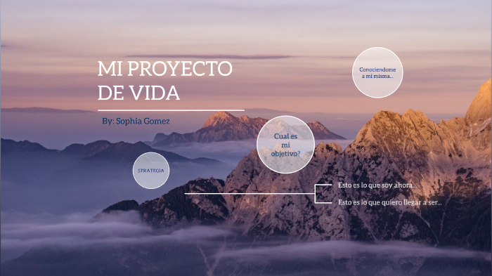 Mi Proyecto De Vida by Sophia Gomez on Prezi