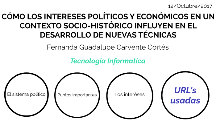 CÓMO LOS INTERESES POLÍTICOS Y ECONÓMICOS EN UN CONTEXTO SOCIO