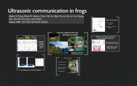 Ultrasonic communication in Frogs by Brian Lynn on Prezi